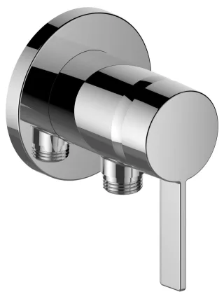 Keuco Einhebelmischer IXMO SOLO 59552, mit Schlauchanschluss, rund, verchromt, 59552019501 59552019501