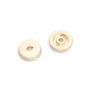 Upgraded Brass Counterweight Hex Adapter for Land Rover Camel FMS FCX24M 1/24 RC Cars Vehicles Models Spare Parts