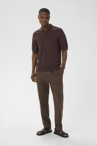 Casual Hose MALinen Casual Hose Gerade Passform