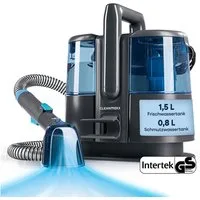 CLEANmaxx Teppichreinigungsgerät Polster und Teppichreiniger Pro Power, 600W, 600 W, 3in1: sprühen, bürsten, saugen mit Frisch- & Brauchwassertank
