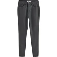 Next Skinny-fit-Jeans Beschichtete Skinny Fit Denim-Jeans, Kurzgröße (1-tlg)