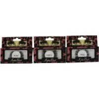 Katie Price Einzelwimpern False Eyelashes Geschenkset 4 x Tame + 4 x Wild + 4 x Fierce