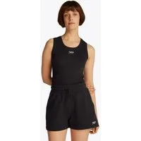Tommy Jeans Tanktop TJW SLIM SCRIPT RIB TANK TOP mit Logostickerei