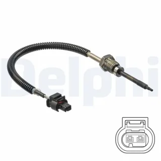 Delphi Abgastemperatursensor Mercedes SLK R172 250 CDI