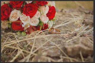 Fussmatte Hochzeit 10106 | Größe: 60 cm x 45 cm