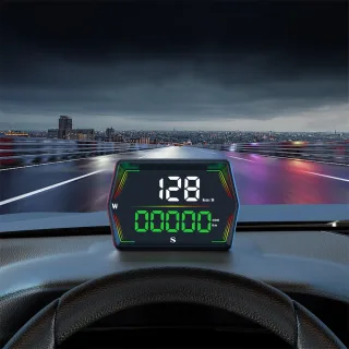 WEIYING G21 Car HUD GPS Head Up Display 360° Rotation Digital Speedometer Large Font Compass Time Overspeed Warning Cust