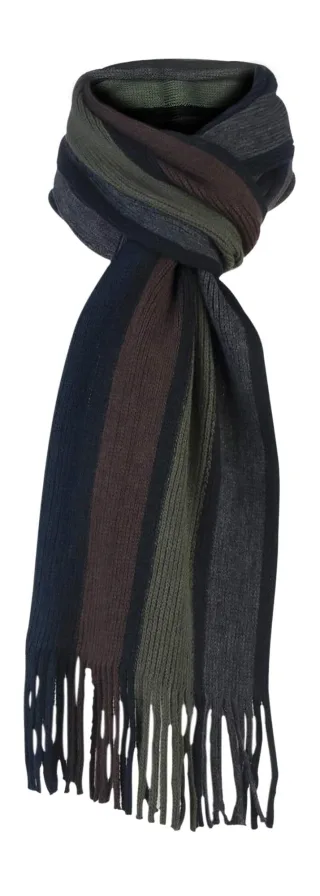 Herren italienisch inspiriert warme gestrickte gestreifte Winterschal Einheitsgröße