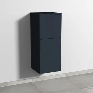 Sanipa 3way Mittelschrank mit 1 Tür und 1 Auszug, Marine-Matt, SP1271R SP1271R