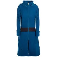 Vishes Kurzmantel Fleece Übergangsmantel mit Kapuze, Taschen, Daumenlöchern Alternative Bekleidung, Ethno, Hippie, Retro Style