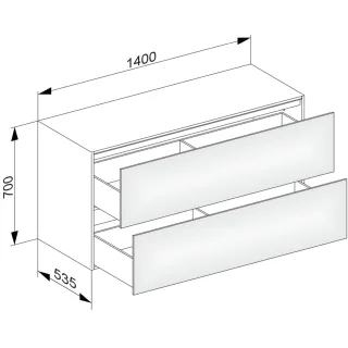Keuco Sideboard Edition 11 31327, 31327110000