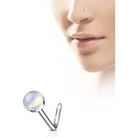 Order & Smile Schmuck Nasenpiercing Nasenpiercing Nasenstecker mit Stein