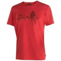 Maier Sports T-Shirt Wander-/Freizeit Tilia Pique (Polyester, schnelltrocknend) rot Herren