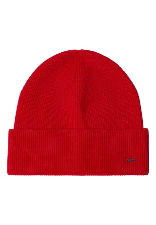 CECIL - Beanie in Unifarbe flame red - Gr. - ONE SIZE