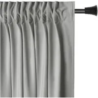 Restilo Gardine Gardine Multifunktionsband Kräuselband Vorhang Verdunkelnd Samt Textil (1 St), Kräuselband, verdunkelnd, Samt Textilien, mit Raffhalter