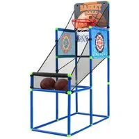 COSTWAY Basketballkorb Arcade Basketballspiel, mit Tafel & Sound