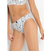 bonprix Slip (Packung, 3-St) unifarben und bedruckt, mit kleinem Schleifendetail