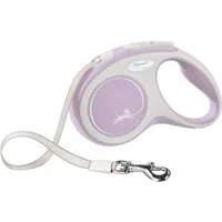 flexi Flexileine FLEXI Rollleine New COMFORT Gurt - 5m, bis 15kg Farbe: rosa