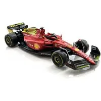 Bburago Modellauto Ferrari F1-75 Leclerc #16, Maßstab 1:43, Monza-Ausführung