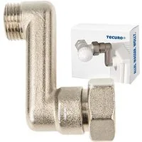 tecuro Heizkörper Heizkörper S-Anschluss - 10 mm Höhenausgleich mit Eurokonus x AG