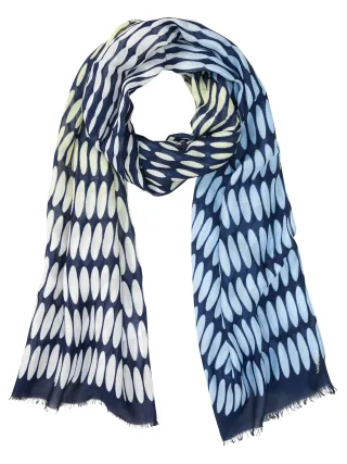 Olsen - Scarf Woven ink blue - Gr. - 0