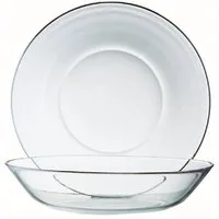 Luminarc Gebäckteller Luminarc Cosmos Puddingteller 14 cm 6er Set, Glas, (Spar-Set)