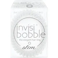 invisibobble Spiral-Haargummi invisibobble Slim Crystal Clear 3 Dünne Haargummis transparent elegant