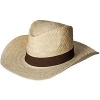 elasto Schirmmütze Strohhut 'Texas' Unisex Sonnenhut für Damen und Herren