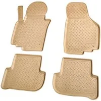 RECAMBO Auto-Fußmatten Gummimatten für SEAT Altea / Altea XL 5P, 2004-2015, für Seat ALTEA, Antirutschmatte, Auto 3D Allwetter Fußmatten, Schutz vor Verschmutzung
