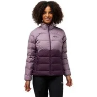 Jack Wolfskin Daunenjacke ATHER mit Windschutzblende, winddicht, wasserabweisend