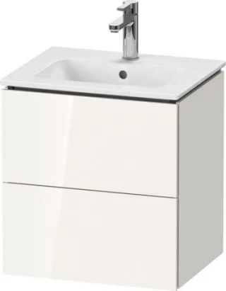 Duravit L-Cube Waschtischunterbau wandhängend Weiß Hochglanz 520x421x550 mm - LC621808585 LC621808585