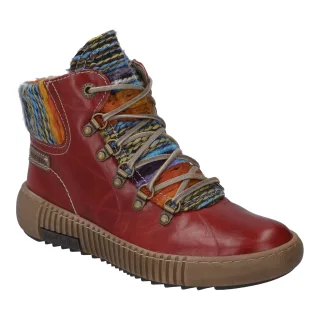 JOSEF SEIBEL Maren 06 | Stiefelette für Damen | Rot Maren 06, hibiscus-kombi