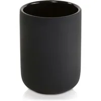 Möve Zahnbürstenhalter Black Velvet, Keramik beschichtet