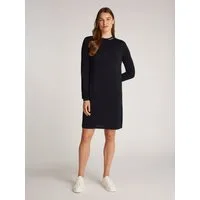 Calvin Klein Jeans Maxikleid SMOOTH YARN SWEATER DRESS mit Logodruck
