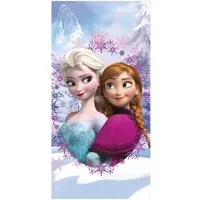 Disney Strandtücher Disney Handtuch Frozen, Anna und Elsa 70 x 140 cm 100% Baumwolle, Frottee
