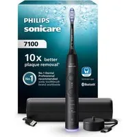 Philips Sonicare Elektrische Zahnbürste Series 7100 HX7421/01, Aufsteckbürsten: 1 St., mit visueller Andruckkontrolle, 7 Putzeinstellungen, inkl. Reiseetui