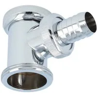 tecuro Siphon Zwischenstück - Adapter mit Geräteanschluss für Geruchsverschluss