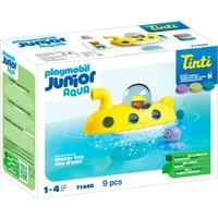 Playmobil® Buntes U-Boot (71440), JUNIOR AQUA & Tinti Konstruktions-Spielset, (9 St), Made in Europe