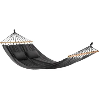 Outtec Hängematte, Dunkelgrau, Textil, 2-Sitzer, Rechteckig, 200x1x150 cm, Gartenmöbel, Hängematten