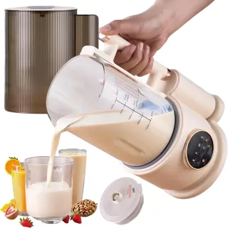 [EU Direct] NovuLife 500W 1.5L Multifunctional Soy Milk Maker & Smoothie Blender 8-in-1 Quiet Mixer with Touch Screen Ke