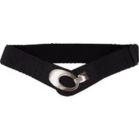 MIRROSI Taillengürtel Leo Unifarbe breit 6cm für Taillenumfang 85 bis 110cm, ONESIZE (Angenehmes Tragesgefühl, Leopard Muster, Unifarben) Breiter Stretch Gürtel