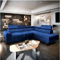 Masseno Ecksofa NOLA mit Schlaffunktion L-Form, Sofa mit Bettkasten