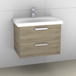 Artiqua 412 Waschtischunterschrank für Daylight K0726, Sanremo Eiche quer NB, 412-WU2L-I04-7145-428 412-WU2L-I04-7145-428