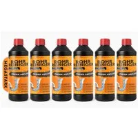 hausleben Abflussreiniger EXTRA STARK-Rohrreiniger Power-Gel gegen Haare Rohrreiniger (6-St. 1x1000ml Fett & Verstopfungen für Küche, Bad, Dusche und Abflussfrei)