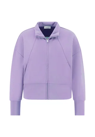 FYNCH-HATTON - JACKET COLLEGE CONTRAST COZi TOUCH wisteria lilac - Gr. - XXL