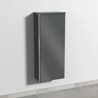 Sanipa 3way Mittelschrank mit 1 Tür, Anthrazit-Glanz, BS16979 BS16979