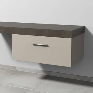 Sanipa Anbau-/Solitärschrank mit Auszug 2morrow (G32351U) 340x800x520, G32351U G32351U