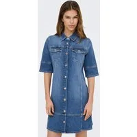 ONLY Jeanskleid ONLKATERINA 2/4 SHORT DNM DRESS AKM in A-Linien Form