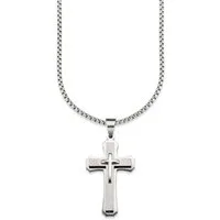 Bruno Banani Kette mit Anhänger Schmuck Geschenk Halskette Kreuz Venezianerkette