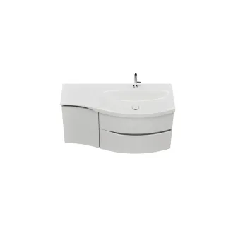 Burgbad Mineralguss-WT inkl. WTU Sinea 3.0 Weiß Hochglanz/Alpinweiss, SHFA122RF6810C0001G0167 SHFA122RF6810C0001G0167