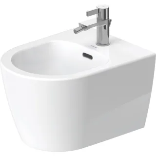Duravit Soleil by Starck Wand-Bidet 2298150000 37x48cm, mit Hahnloch, Überlauf, Hahnlochbank, weiß